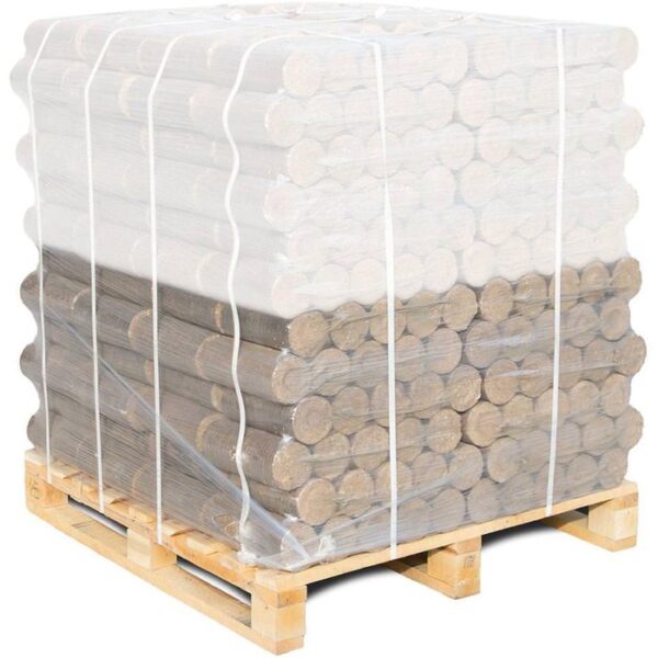 NESTRO Hartholzbriketts Premium rund ohne Loch 480kg - Image 2