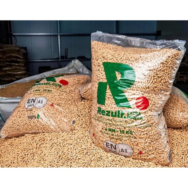 REZULT Premium Holzpellets ENplusA1, 70 x 15kg Palette - Image 5