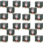 20 Paletten REKORD Braunkohlebriketts (40×25 kg) – 20 t Vorrat